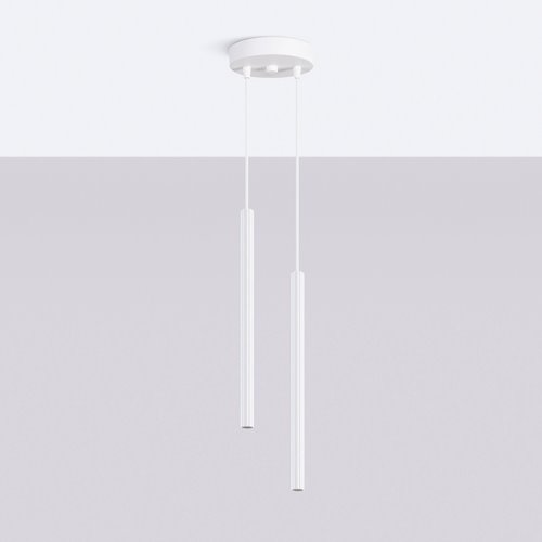 Lampa wisząca podwójna Arche 2xG9 okrągła biała