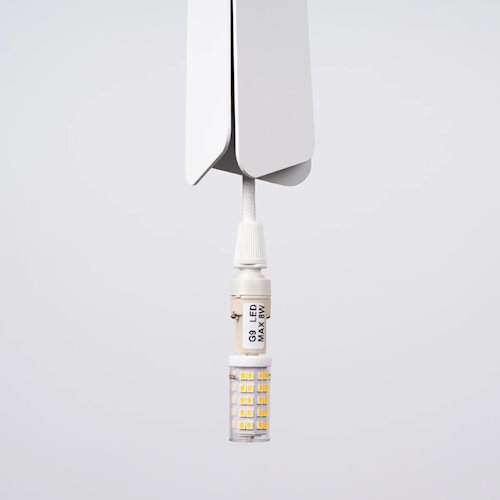 Lampa wisząca potrójna Prysm listwa 3xG9 biała