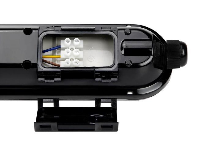 Lampa hermetyczna Dali 120cm LINKER 40W 6000lm 4000K czarna