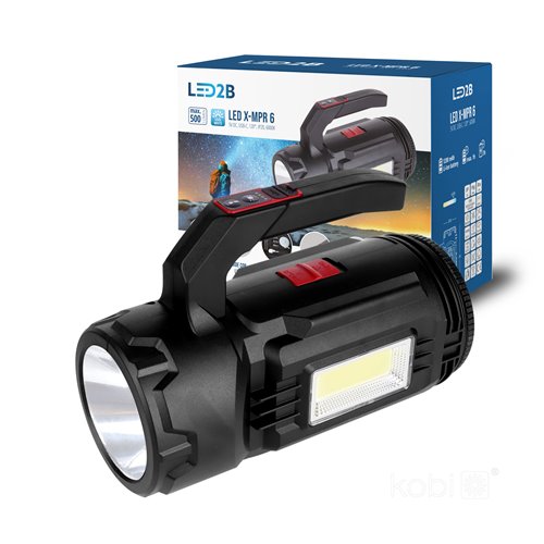 Latarka LED Szperacz z przybornikiem 500lm 6000K 1200mAh