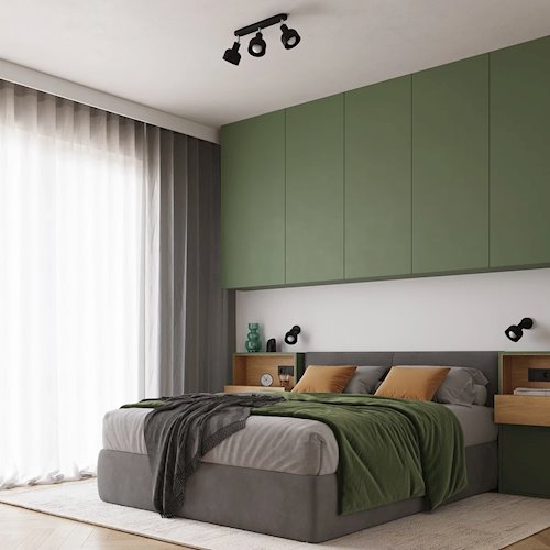 Lampa sufitowa z reflektorami Elba 3xE27 czarna