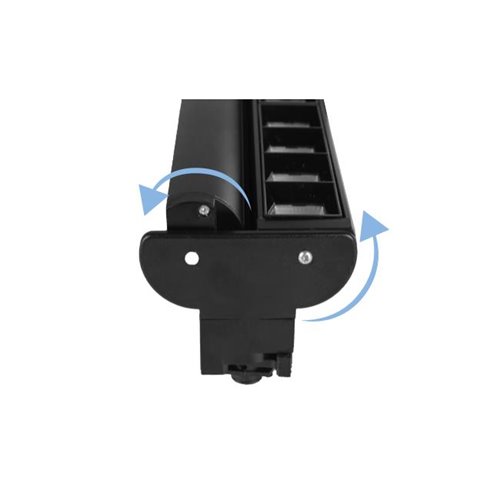 Lampa szynowa 3-fazy regulowana 120cm 96W 4000K czarna