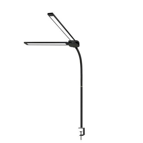 Lampka biurkowa LED Tenuix Duo przykręcana 14W CCT czarna