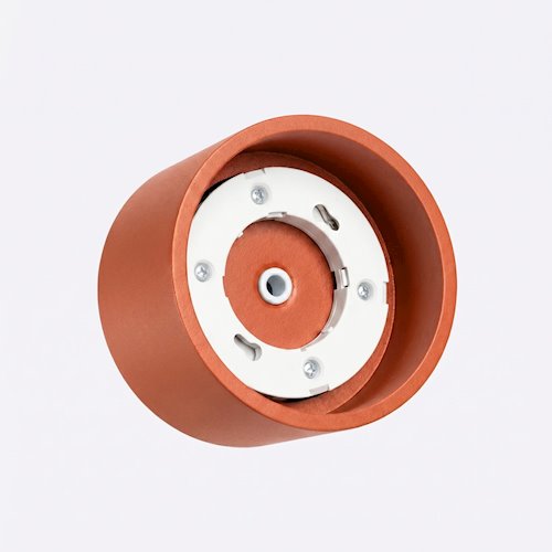 Lampa sufitowa tuba Modo 1xGx53 ochra czerwona