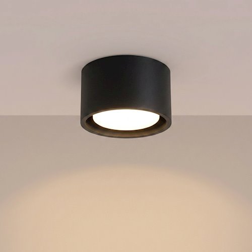 Lampa sufitowa tuba Modo 1xGx53 czarna