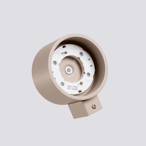 Kinkiet ścienny cylindryczny Modo 1xGx53 taupe