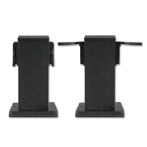 Słupek ogrodowy elektryczny PVC 2x Gniazdo 230V 20cm czarny