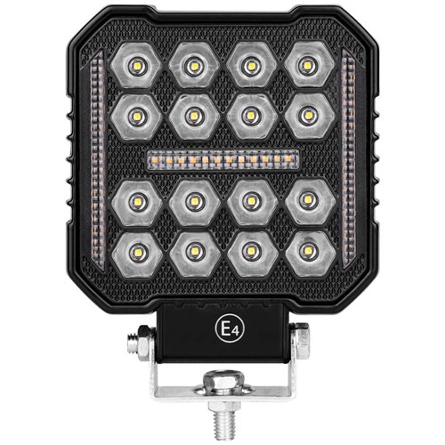 Lampa robocza LED 10-60V 50W 16xLED 3800lm + ostrzegawcza