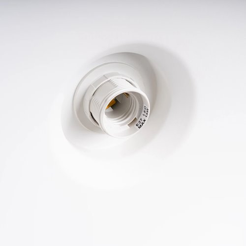 Lampa wisząca klasyczna Bilo 1xE27 biała