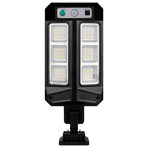 Lampa uliczna solarna Slim 300lm 6500K z czujnikiem i pilotem