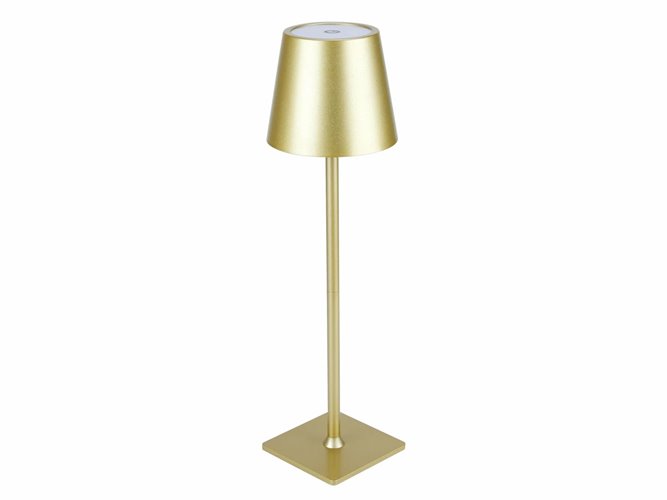 Lampa stołowa LED 4w1 3,5W 400lm CCT złota 2x2000mAh