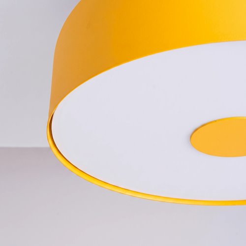 Lampa sufitowa okrągła Omiq 4xE27 żółta