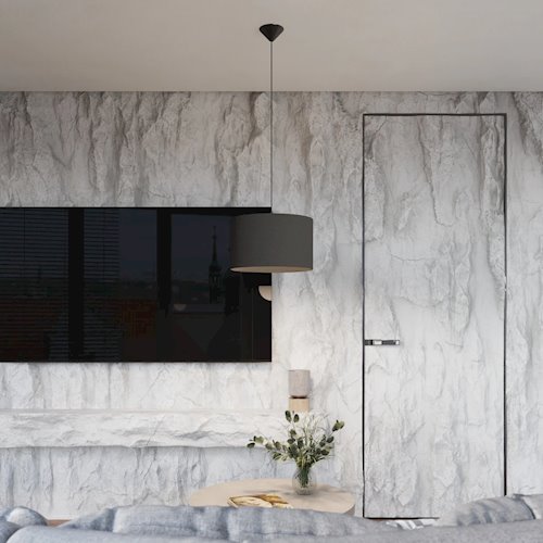 Lampa wisząca minimalistyczna Nova 30cm 1xE27 czarna