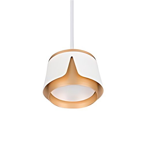 Lampa wisząca potrójna GX53 biała-złoto