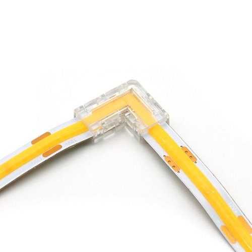 Złączka kątowa zaciskowa do taśmy LED COB 10mm