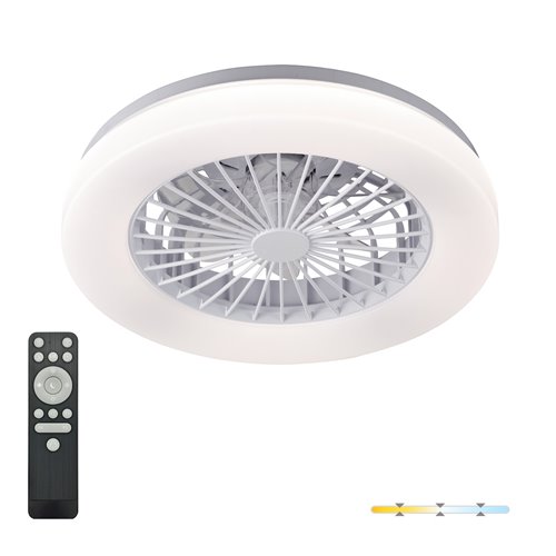 Plafon LED CCT z wentylatorem Ventelux 24W+15W biały