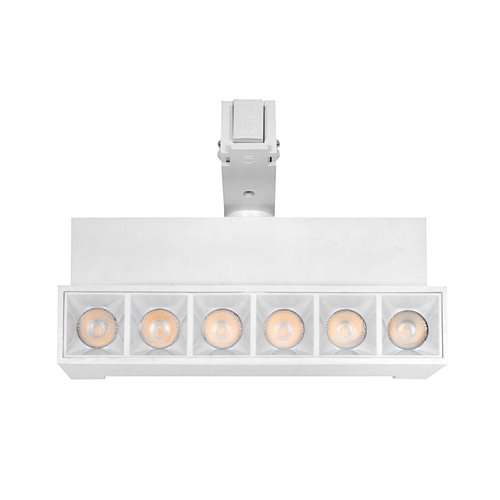 Reflektor magnetyczny Biały 1-fazowy Low 6W 4000K