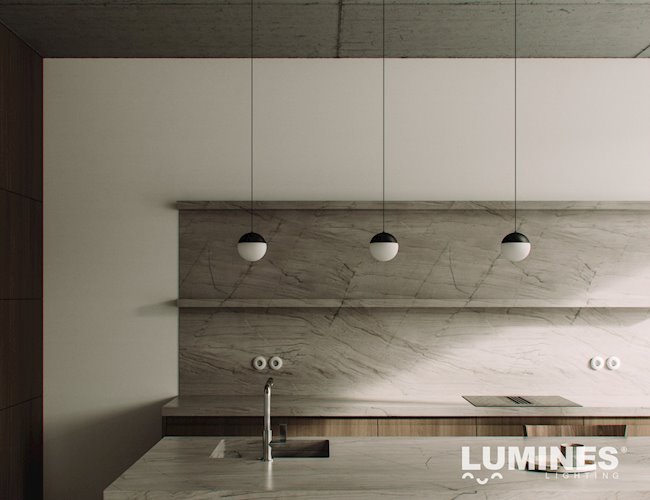 Lampa wisząca magnetyczna kula Genesis czarna 10W 3CCT