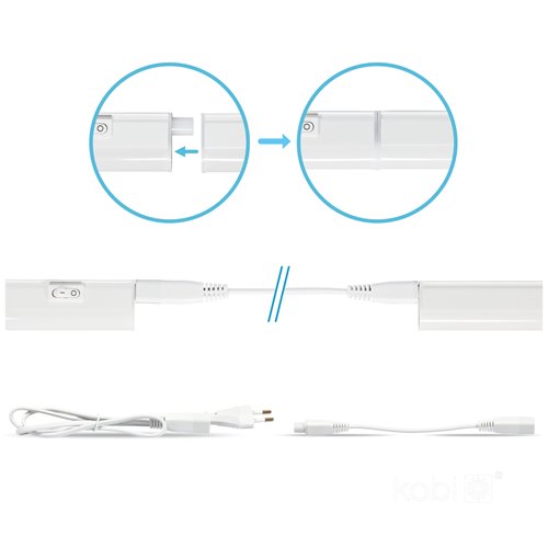 Lampa podszafkowa LED 12W 90cm 1200lm z włącznikiem CCT