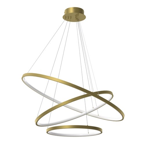 Lampa wisząca złote okręgi Golden 93W 4000K