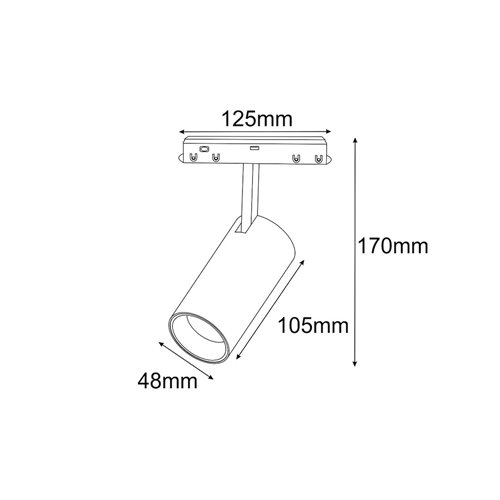 Reflektor magnetyczny Spotlight Osram 5Y biały 10W 4000K