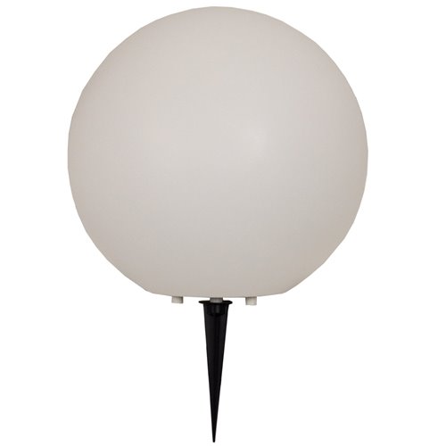 Kula ogrodowa E27 230V 35cm biała wbijana