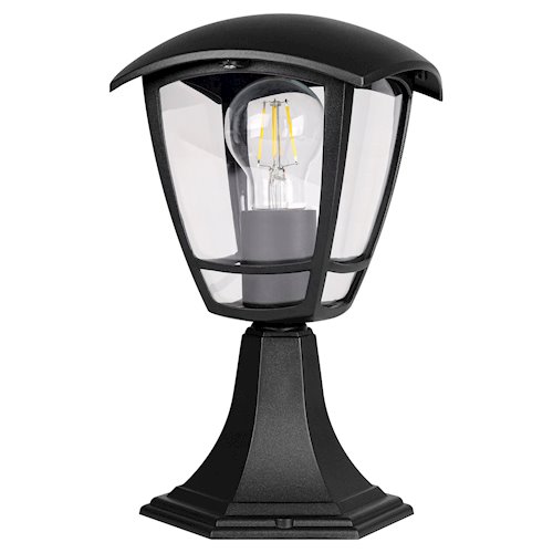 Lampa ogrodowa stojąca NIKO 1xE27 30cm czarny