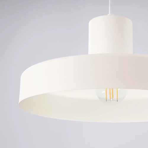 Lampa wisząca klasyczna Bilo 1xE27 beżowa