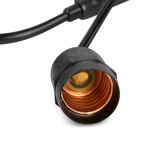Girlanda zewnętrzna 10m wiszące żarówki 10xLED E27 2700K 1W