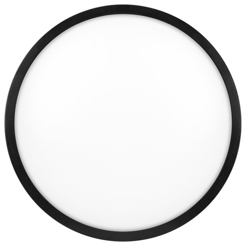 Panel LED okrągły czarny Lumo 18W z czujnikiem