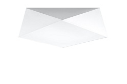 Plafon geometryczny HEXA 45 3xE27 biały