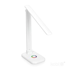 Lampka biurkowa LED Noblite 7W CCT ze światłem RGB biała