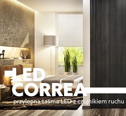 Taśma LED CORREA 2,4W 60cm z czujnikiem ruchu