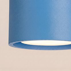 Lampa sufitowa tuba Modo 1xGx53 błękitna