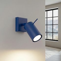 Kinkiet ścienny Reflektor Ring 1xGU10 ultramarynowy