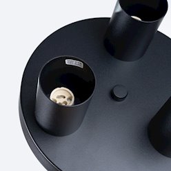 Lampa sufitowa tuby Lagos 3xGU10 okrągła czarna