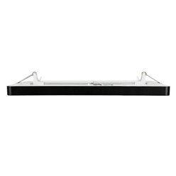 Panel LED o mocy 16W okrągły, podtynkowy, szklany z serii GLASS - biała  ciepła
