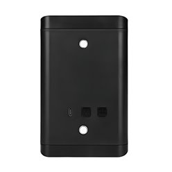 Kinkiet dwustronny z akumulatorem USB na magnes 3CCT 2,5W czarny