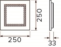 Panel LED 12W kwadratowy