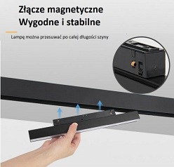 Reflektor magnetyczny M-LINE SUN 12W 3000K