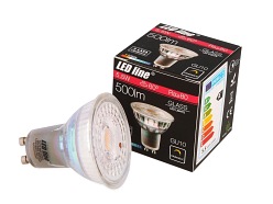 Żarówka LED line GU10 220~240V 5,5W 500lm 60° 2700K ściemnialna