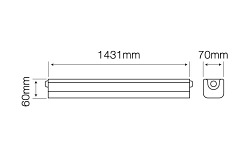 oprawa led hermetyczna 150cm