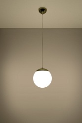 Lampa wisząca kula UGO 20 cm 1xE27 złota