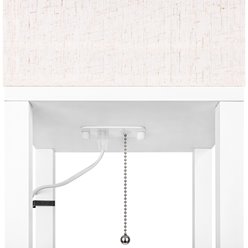 Lampa stojąca Square 1xE27 160cm biała
