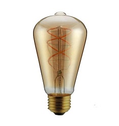 Żarówka LED V-TAC 5W E27 Filament Bursztyn ST64 Ściemnialna VT-2065D 2200K 800lm