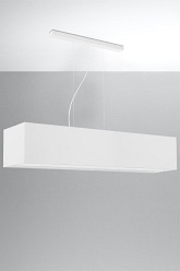 Lampa wisząca 120x30 Santa biała 5xE27