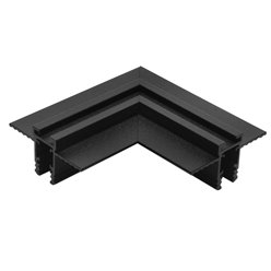 Łącznik kątowy do szyn karton gips 12,5mm Micro-24V czarny