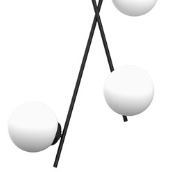 Lampa sufitowa mleczne kule INTER 4xE14