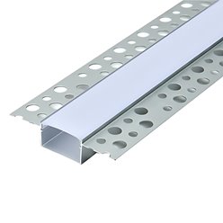 Profil LED GK Maxi srebrny anodowany z kloszem mlecznym - 1m