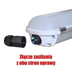 Lampa hermetyczna led aluminiowa